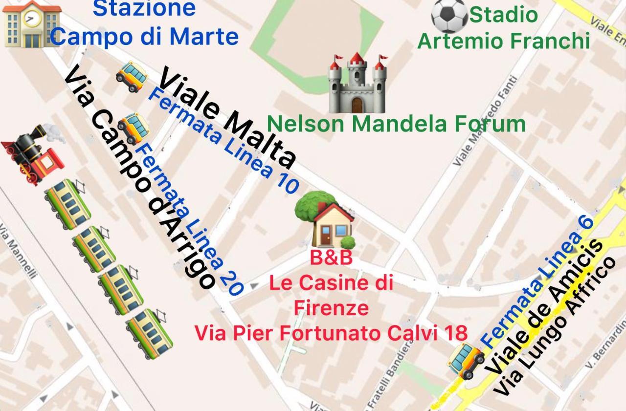 Le Casine Di Firenze Bed & Breakfast ภายนอก รูปภาพ