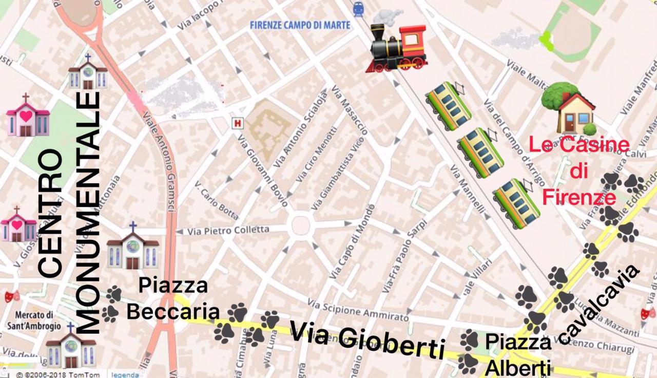 Le Casine Di Firenze Bed & Breakfast ภายนอก รูปภาพ